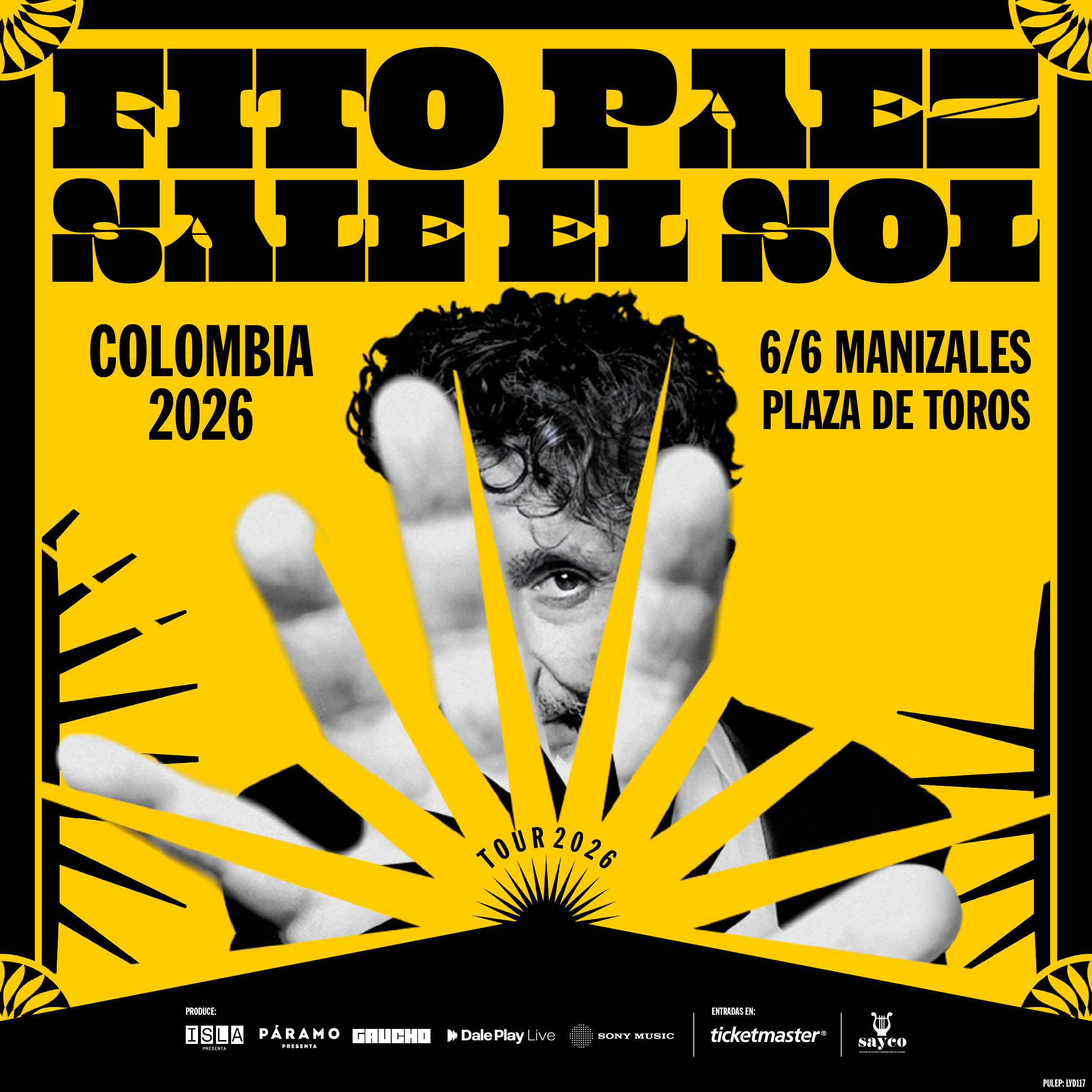 Fito Páez llega a Manizales el 6 de junio: todo lo que debes saber del concierto en la Plaza de Toros